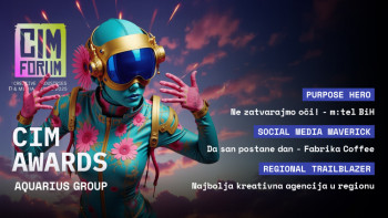 Tri priznanja na CIM AWARDS 2025 - Aquarius Group najbolja kreativna agencija u regionu